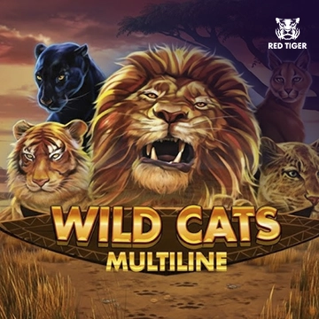 Redtiger : Wild Cats Multiline - LUCKYGAMING138
